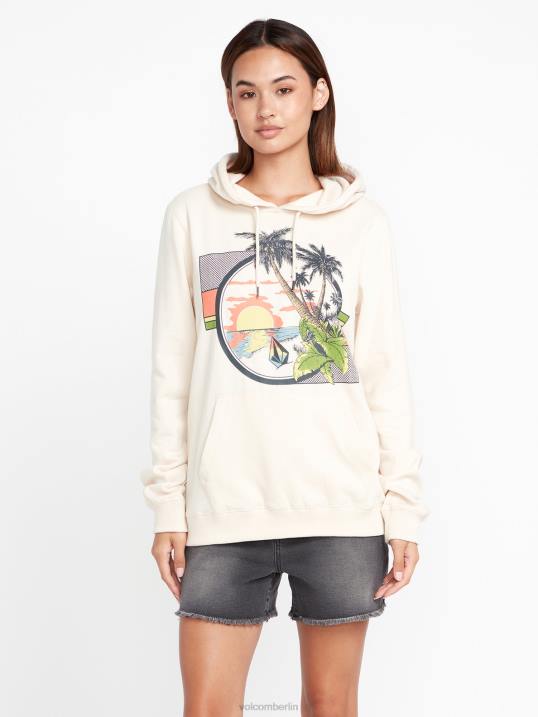 Volcom Wirklich toller Kapuzenpullover Z4DF845 Frauen Kleidung Sand