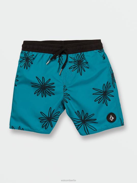 Volcom Polly Pack-Koffer Z4DF1247 Jungen Kleidung Elektrisches Blau