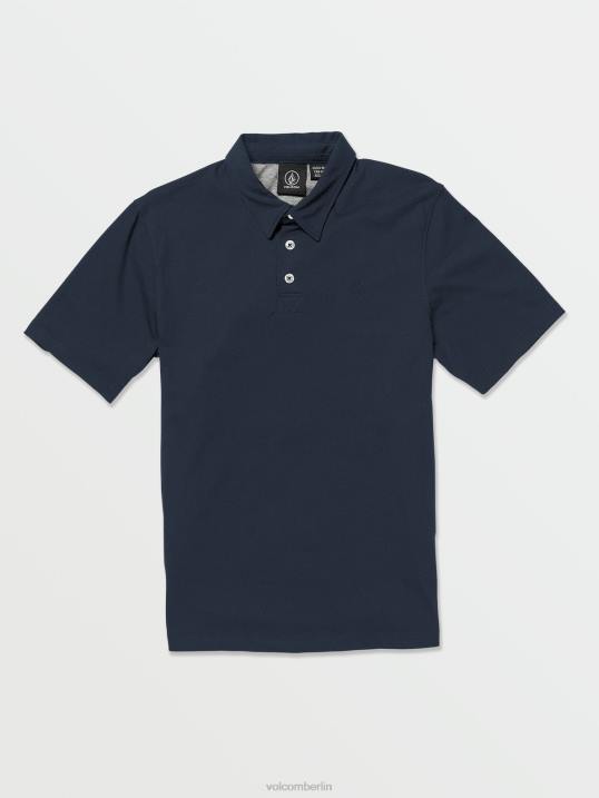 Volcom Wowzer Polo-Kurzarmshirt Z4DF1175 Jungen Kleidung Marine