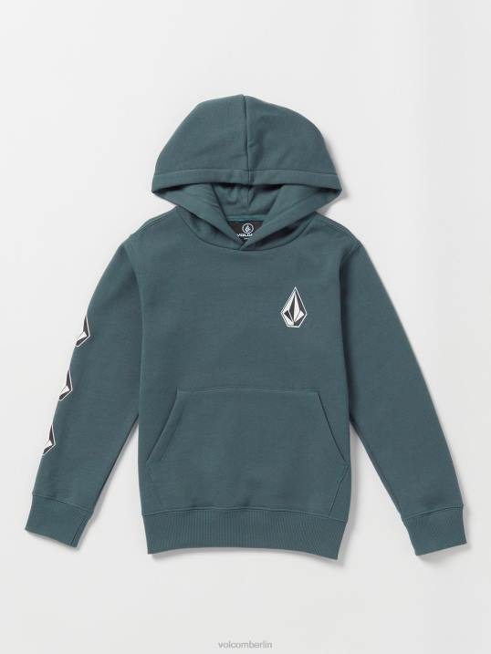 Volcom Kapuzenpullover aus Stein Z4DF1194 Jungen Kleidung dunkler Schiefer