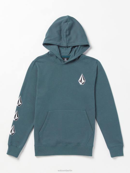 Volcom Kultiger Kapuzenpullover aus Stein Z4DF1193 Jungen Kleidung dunkler Schiefer