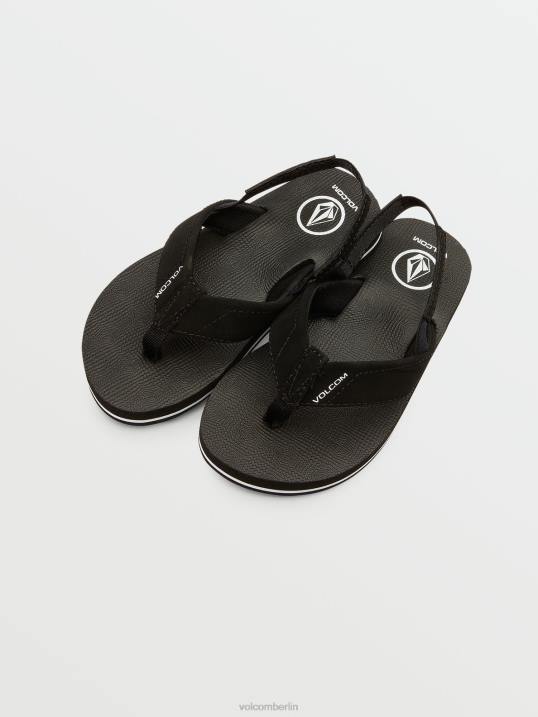 Volcom Victor-Sandalen Z4DF1313 Jungen Schuhwerk Schwarz