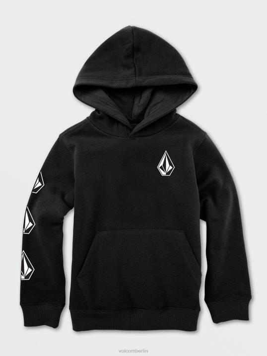 Volcom Kultiges Pullover-Sweatshirt aus Stein Z4DF1189 Jungen Kleidung Schwarz