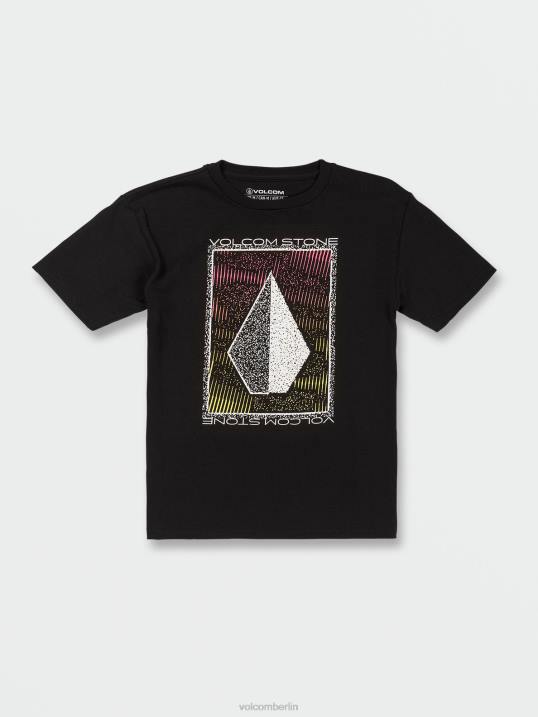 Volcom Concourse Kurzarm-T-Shirt Z4DF1148 Jungen Kleidung Schwarz