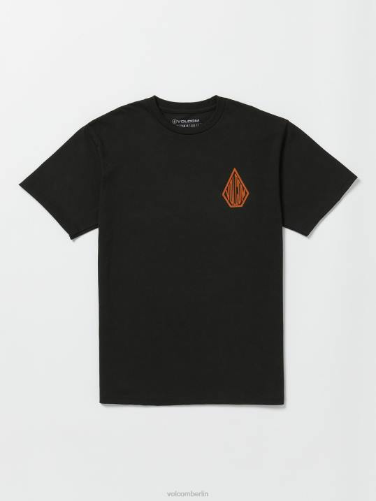 Volcom iron91 Kurzarm-T-Shirt Z4DF1139 Jungen Kleidung Schwarz