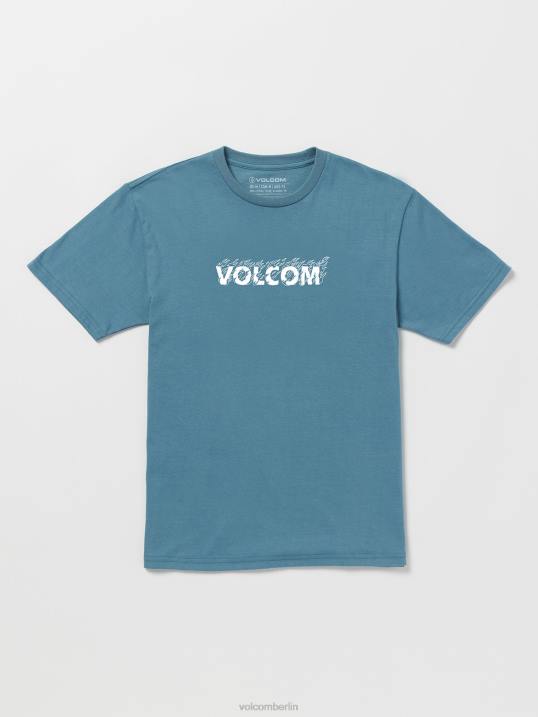 Volcom iron91 Kurzarm-T-Shirt Z4DF1159 Jungen Kleidung Indigo-Grat