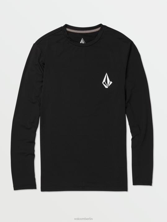 Volcom Taunt-Langarmshirt Z4DF650 Männer Kleidung Schwarz