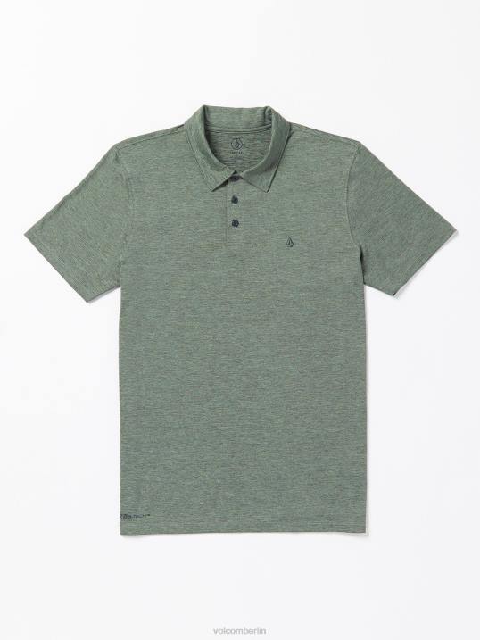 Volcom Hazard Pro Polo-Kurzarmshirt Z4DF127 Männer Kleidung Agave