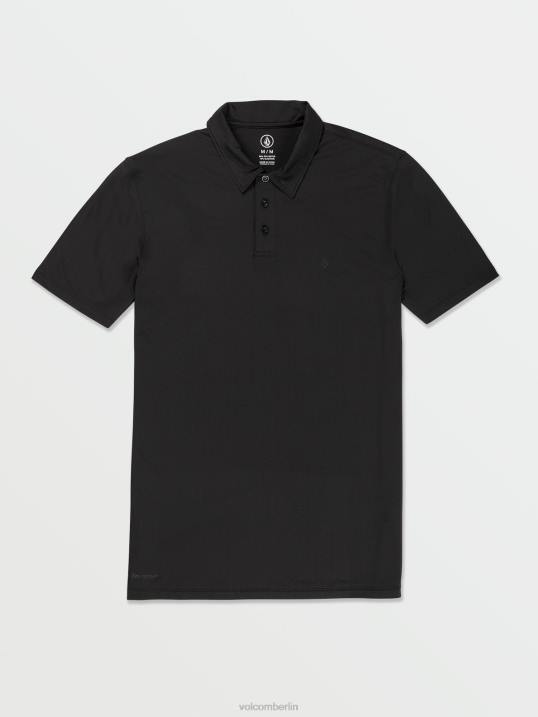 Volcom Hazard Pro Polo-Kurzarmshirt Z4DF145 Männer Kleidung Schwarz