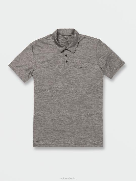 Volcom Hazard Pro Polo-Kurzarmshirt Z4DF165 Männer Kleidung Mondstrahl