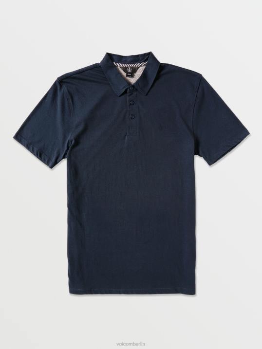 Volcom Wowzer Polo-Kurzarmshirt Z4DF147 Männer Kleidung Marine