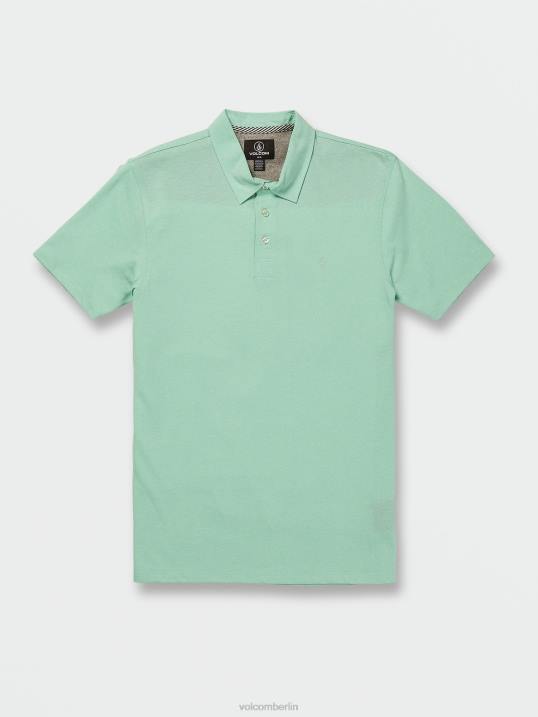 Volcom Wowzer Polo-Kurzarmshirt Z4DF150 Männer Kleidung Eis