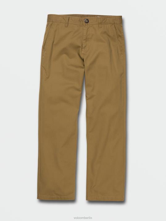 Volcom verdammte Skate-Chinohose Z4DF305 Männer Kleidung dunkles Khaki