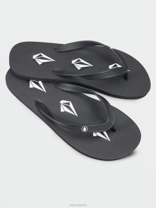 Volcom Rocker 2 Sandalen Z4DF606 Männer Schuhwerk steiniges Schwarz