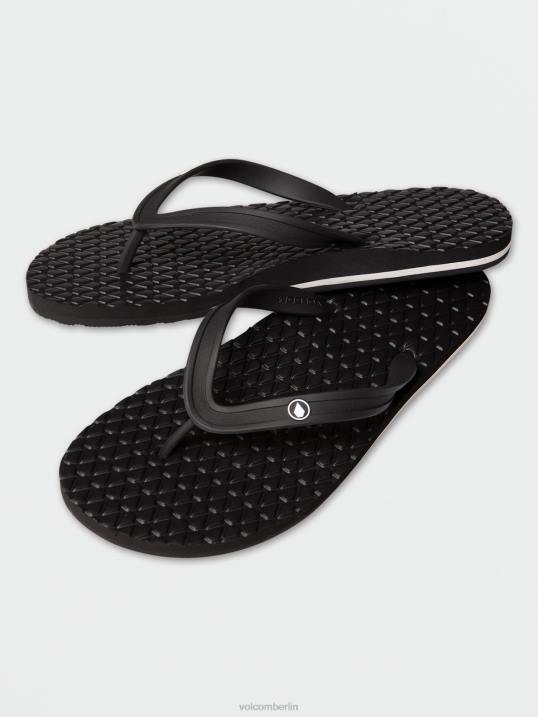 Volcom Öko-Concourse-Sandalen Z4DF594 Männer Schuhwerk Schwarz