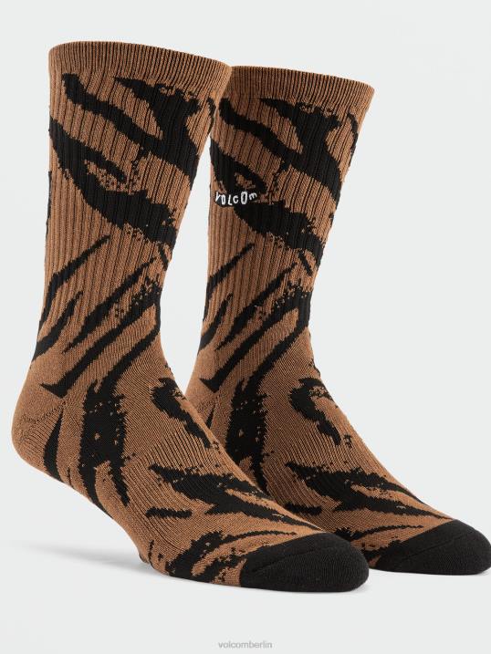 Volcom Pistolensocken Z4DF442 Männer Zubehör Tabak