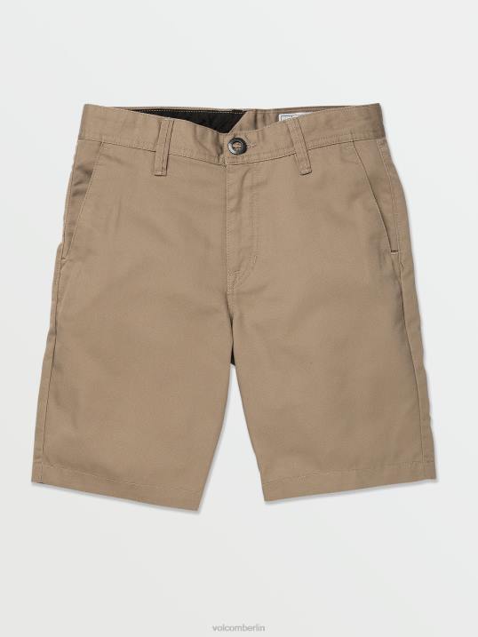 Volcom verdammte Chino-Shorts Z4DF763 unisex draussen khaki