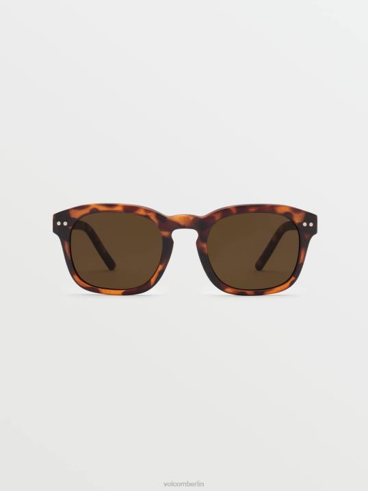 Volcom Earth Tripper-Sonnenbrille Z4DF516 unisex draussen mattes Schildpatt/Bronze