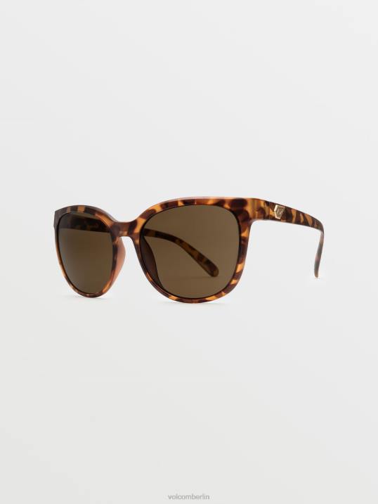 Volcom Gartensonnenbrille Z4DF553 unisex draussen mattes Schildpatt/Bronze