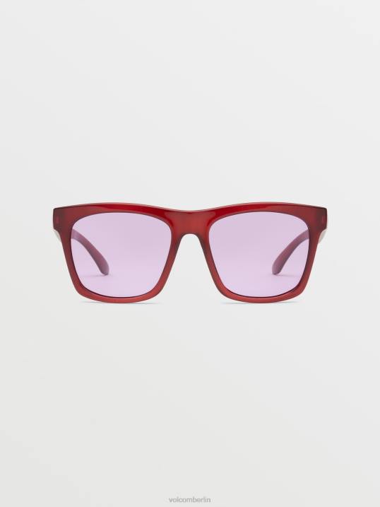 Volcom Juwelen-Sonnenbrille Z4DF530 unisex draussen Glanz Bernstein/Violett