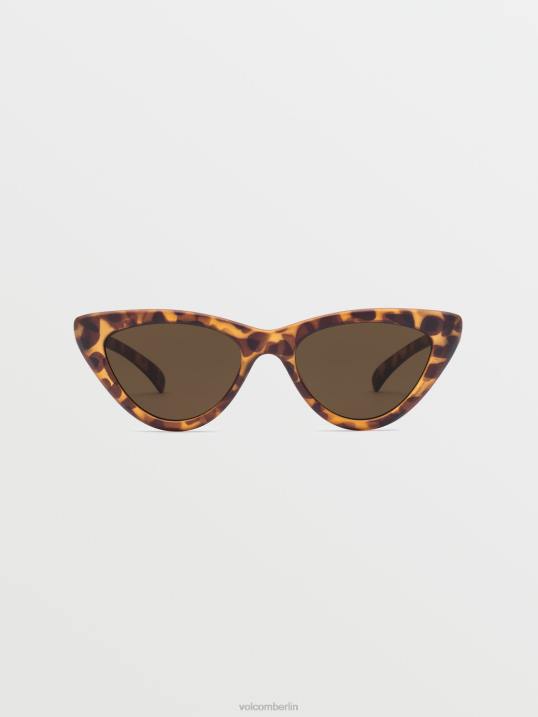 Volcom Messer-Sonnenbrille Z4DF551 unisex draussen mattes Schildpatt/Bronze