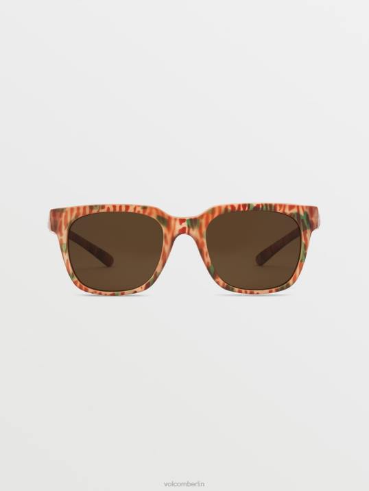 Volcom Morph-Sonnenbrille Z4DF478 unisex draussen mattes Geo/Bronze