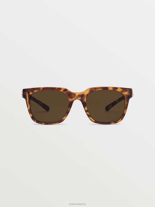 Volcom Morph-Sonnenbrille Z4DF548 unisex draussen mattes Schildpatt/Bronze